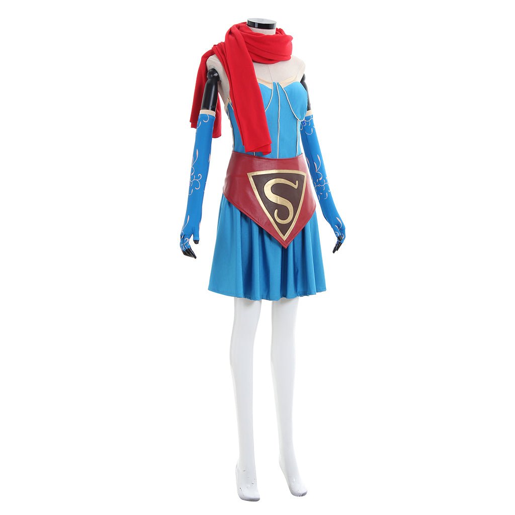 Fantasia de Supergirl Bombshell | Traje de Super-Herói da DC Comics para Halloween - Estrela Cosplay