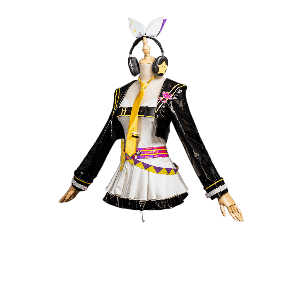 Fantasia de Cosplay de Len e Rin do Muse Dash | Conjunto Completo para Halloween e Eventos - Estrela Cosplay