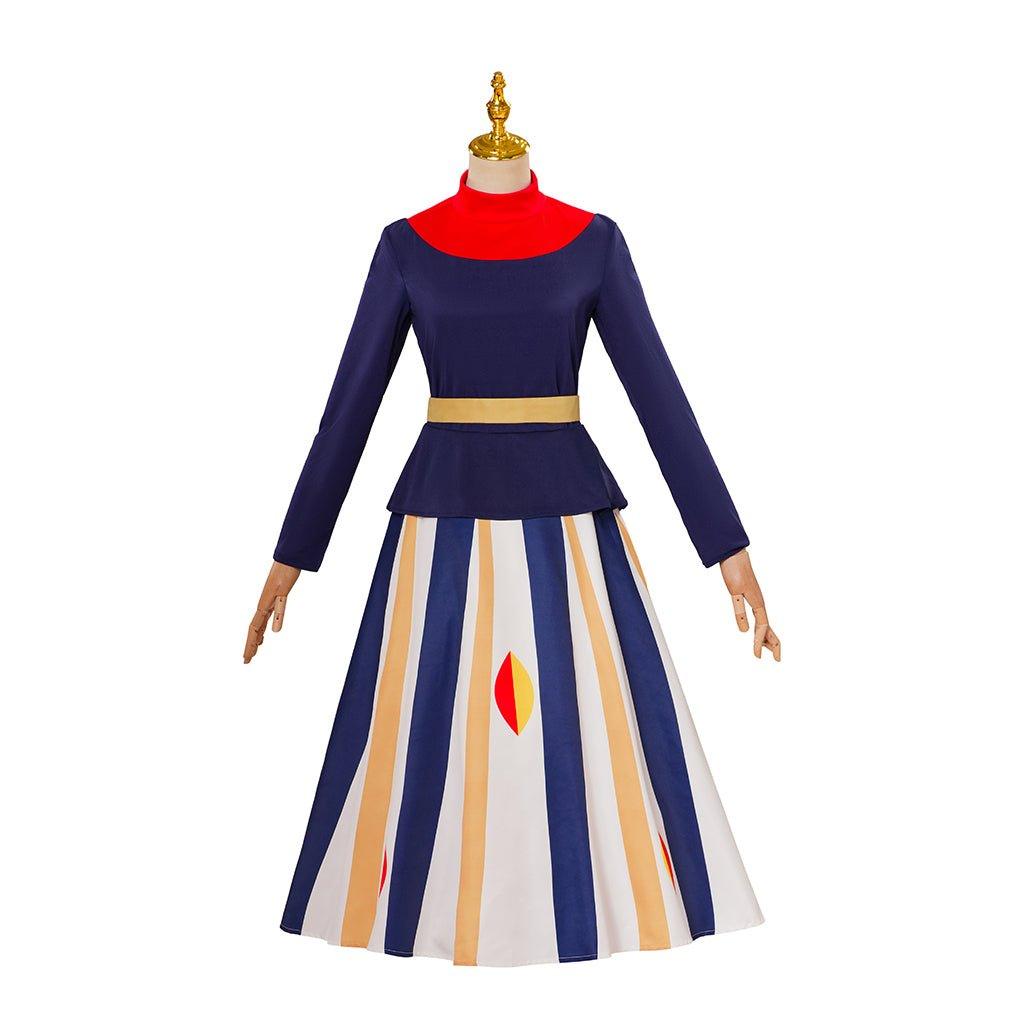 Fantasia Franny Robinson para Mulheres Adultas | Top Estampado & Saia Uniforme Halloween - Estrela Cosplay