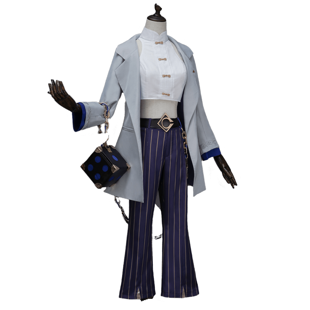 Fantasia Yelan Genshin Impact x Pizza Hut - Traje Exclusivo para Fãs - Estrela Cosplay