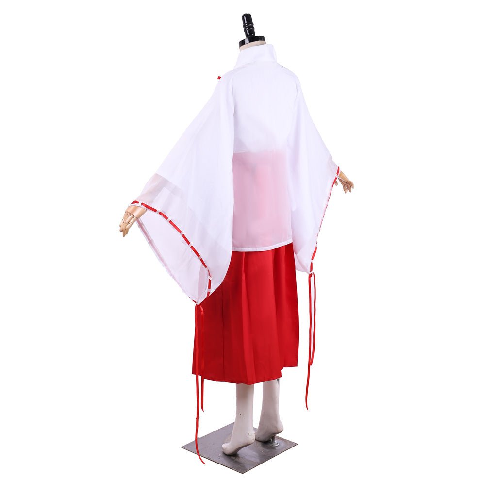 Conjunto Completo de Kimono de Cosplay de Inuyasha Kikyo - Estrela Cosplay