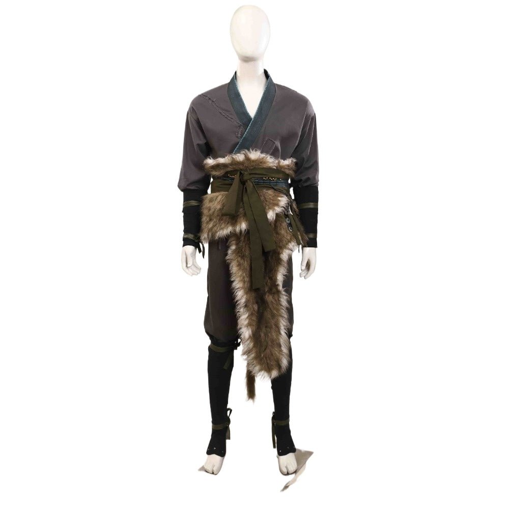 Fantasia de Cosplay Black Myth Wukong - Cinto de Pele para Adultos (Sem Cabaça e Máscaras) - Estrela Cosplay