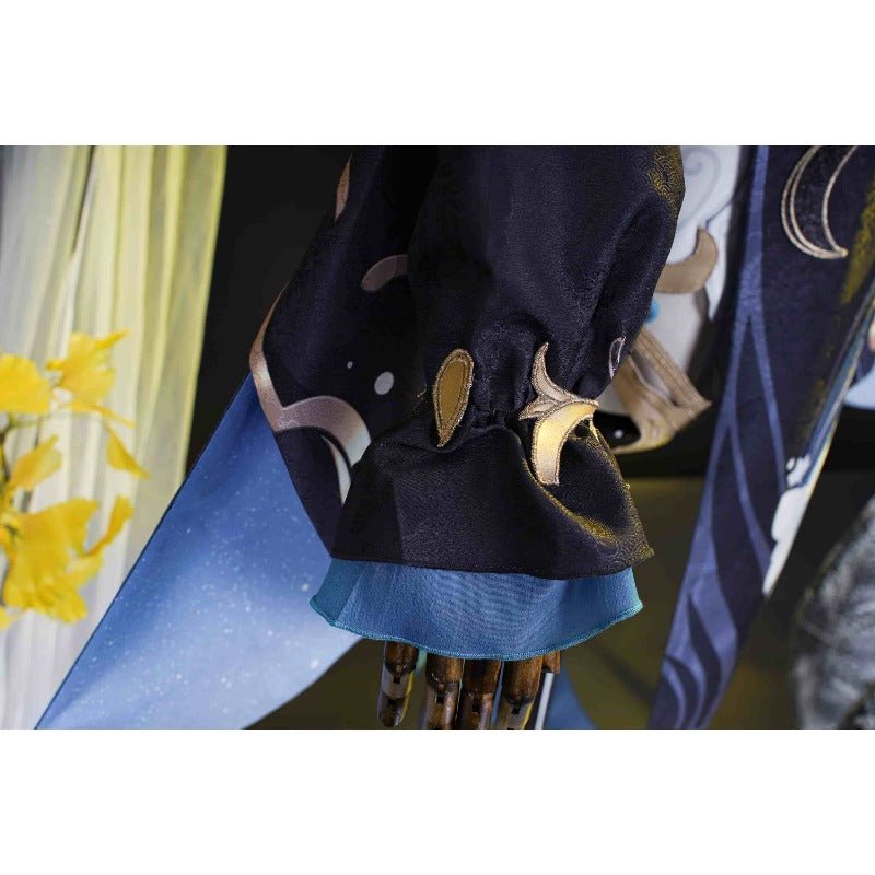 Fantasia Ganyu Cheongsam de Genshin Impact - Traje do Festival das Lanternas Shen He - Estrela Cosplay