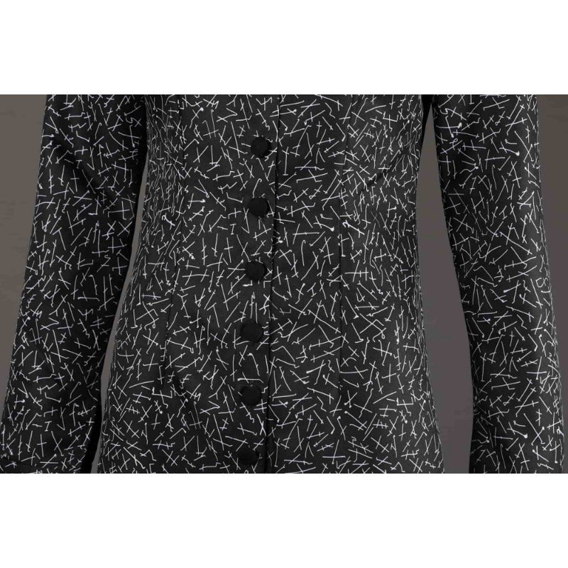 Fantasia Wednesday Addams - Traje Gótico da Família Addams para Halloween - Estrela Cosplay