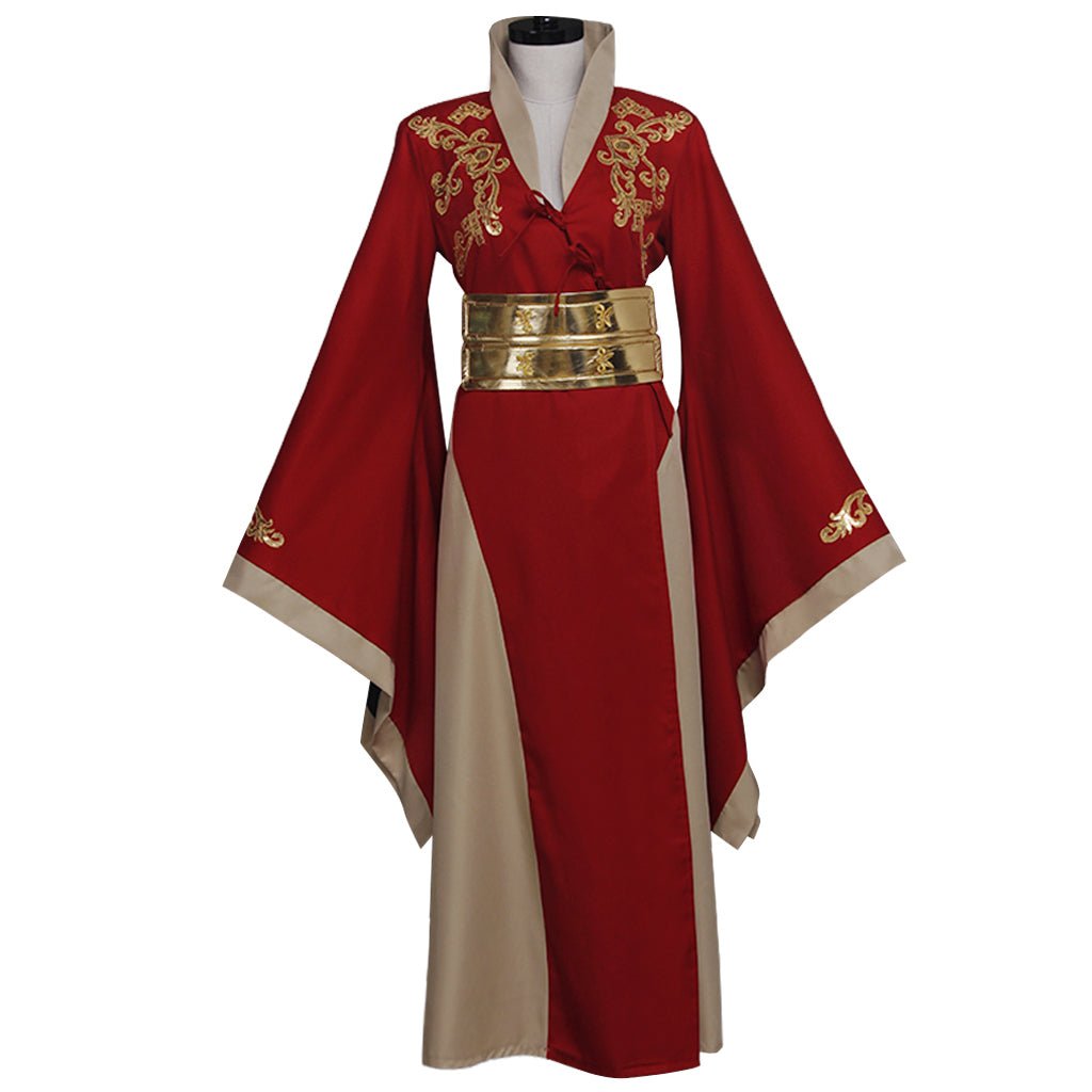 Vestido Cosplay Rainha Cersei Lannister Game of Thrones Vermelho para Mulheres - Estrela Cosplay