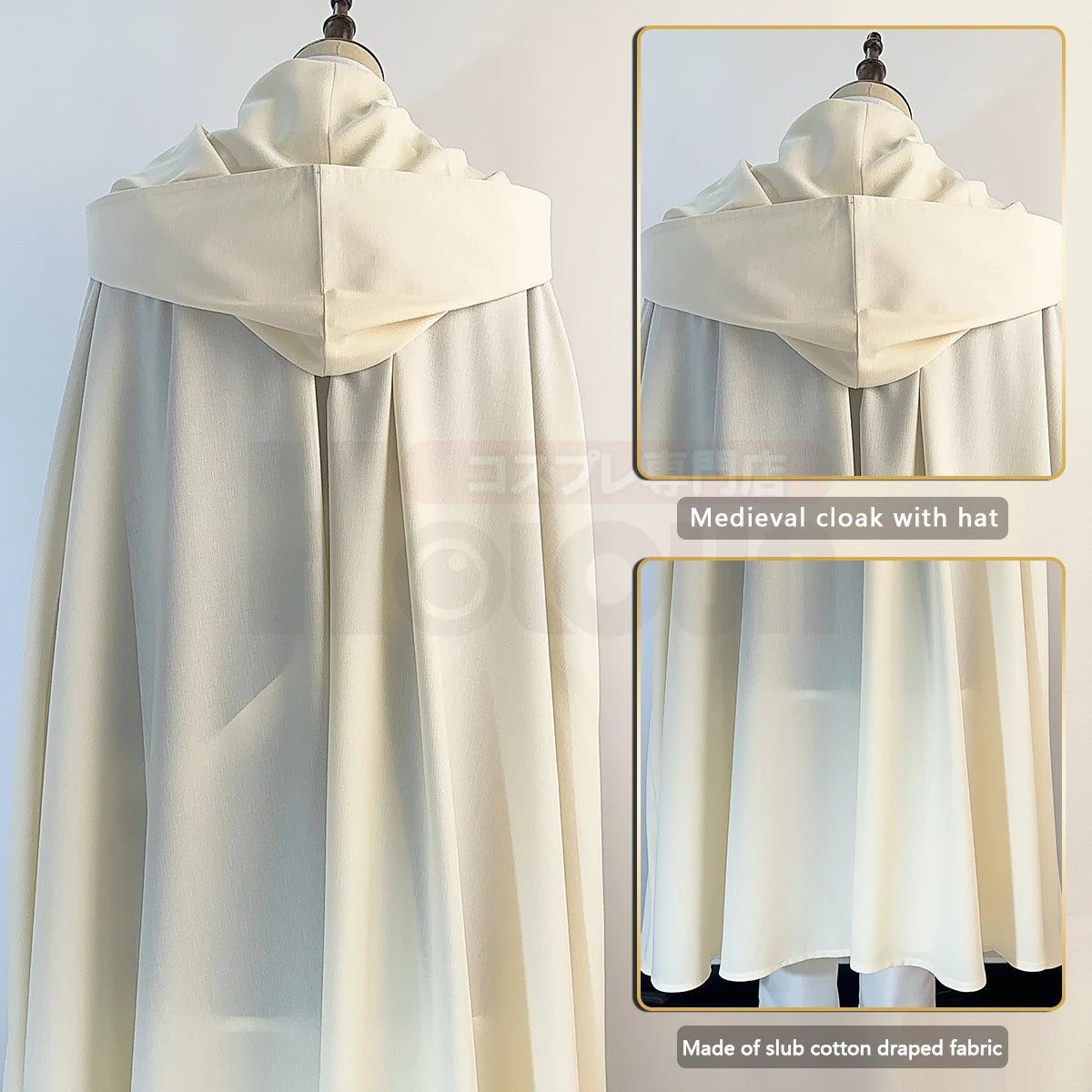 Traje de Cosplay Himmel de Frieren: Beyond Journey's End - Peruca, Manto, Casaco e Calças Presente de Natal - Estrela Cosplay