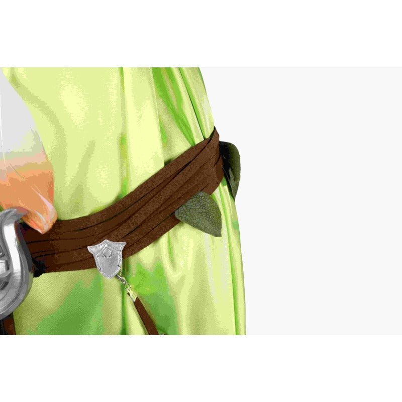 Fantasia FF14 Nophica - Vestido Longo Verde para Halloween e Festas - Estrela Cosplay