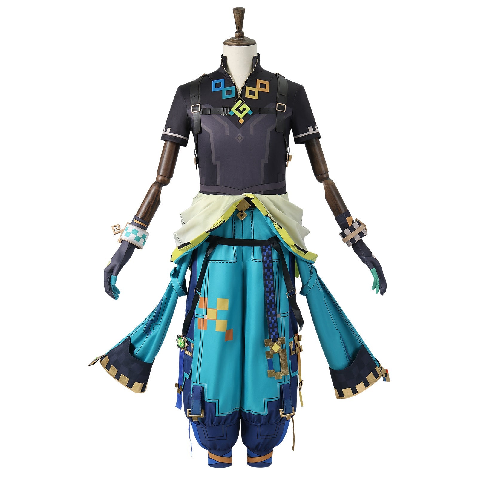Fantasia Cosplay Genshin Impact Knecht – Traje Premium para Halloween - Estrela Cosplay