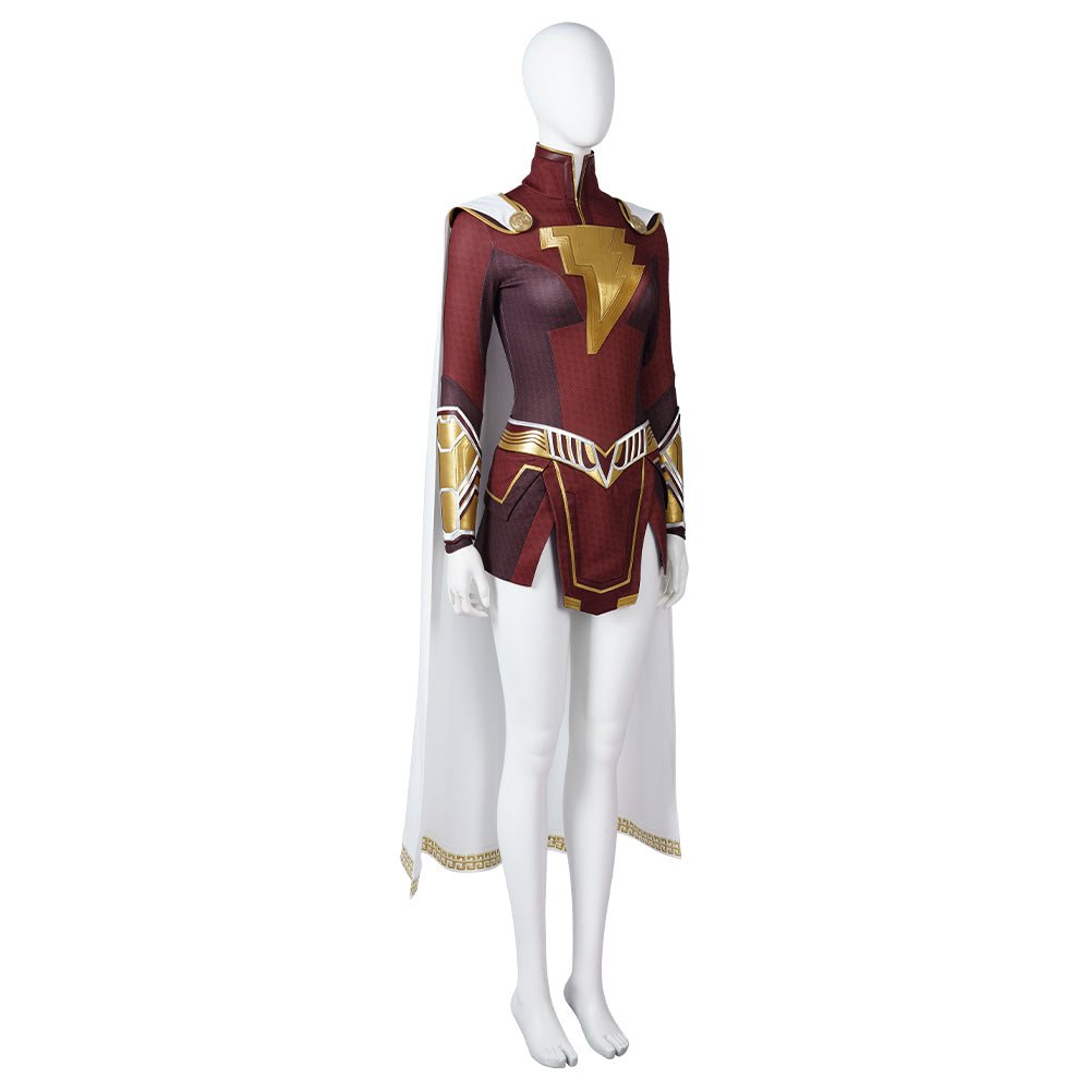 Traje de Cosplay Artesanal Mary Batson de Shazam! Fúria dos Deuses - Estrela Cosplay