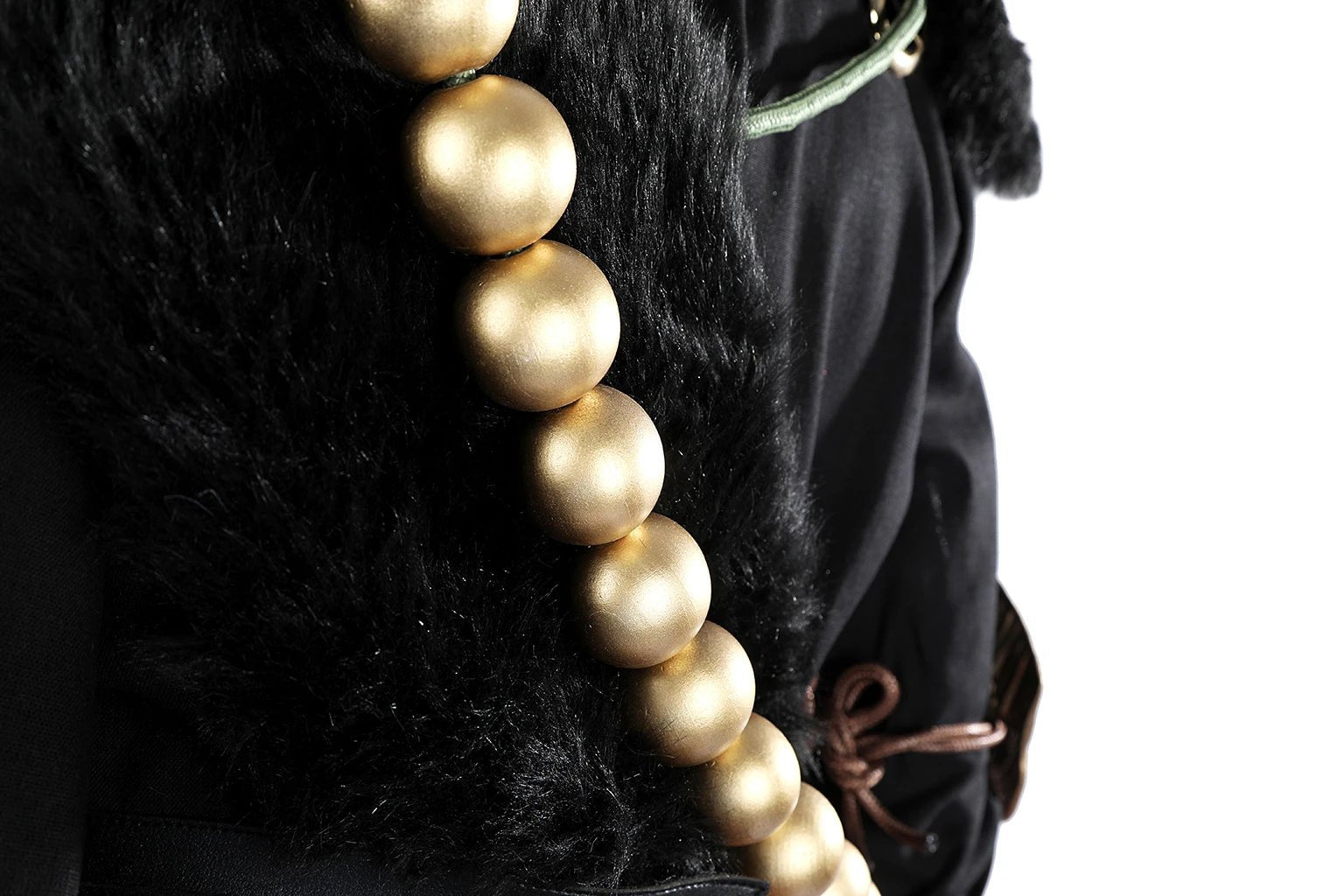 Fantasia Black Myth Wukong | Roupa de Cosplay Premium em Seda Preta e Dourada | Conjunto Completo - Estrela Cosplay