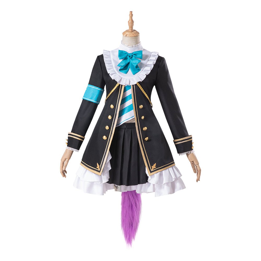 Fantasia Mejiro McQueen Cosplay - Traje Elegante Inspirado no Anime Uma Musume: Pretty Derby - Estrela Cosplay