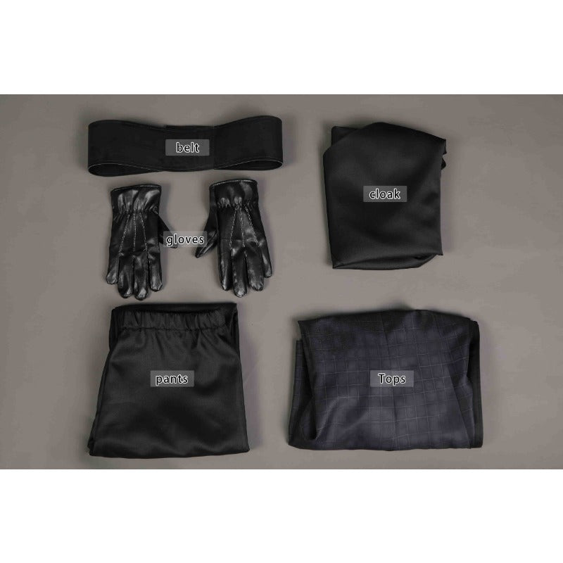 Fantasia de Kylo Ren para Adultos - Túnica, Calças e Capa Preta para Halloween - Estrela Cosplay