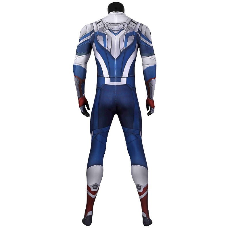 Traje de Cosplay Sam Wilson Impresso em 3D – The Falcon and the Winter Soldier – Fantasia Heroica para Fãs - Estrela Cosplay