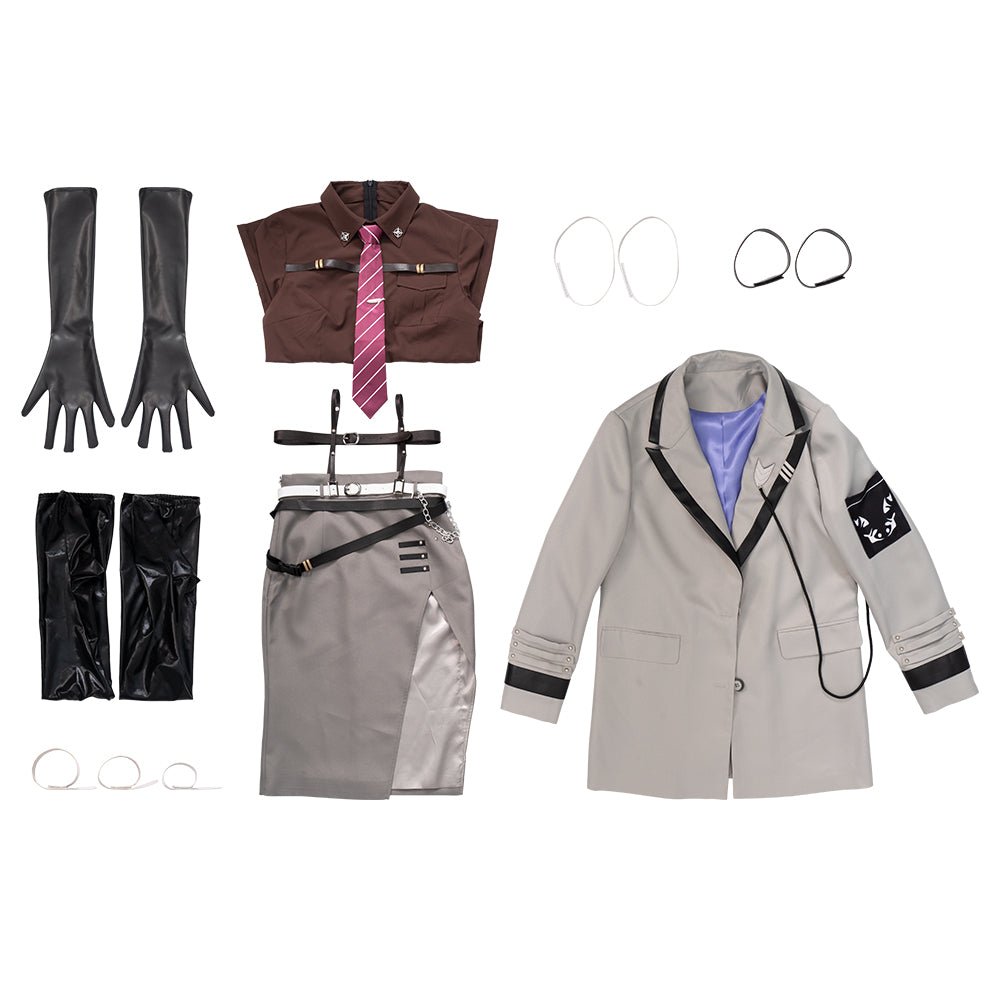 Traje de Cosplay Langley Path to Nowhere - Autêntico Personagem RPG Tático para Fãs - Estrela Cosplay