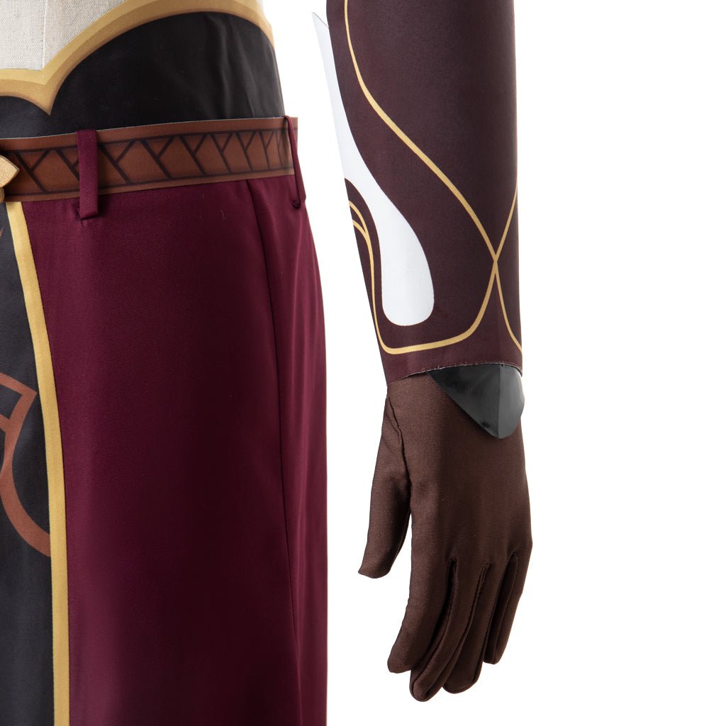 Fantasia de Cosplay de Genshin Impact - Viajante (Aether) | Traje Inspirado em Anime - Estrela Cosplay