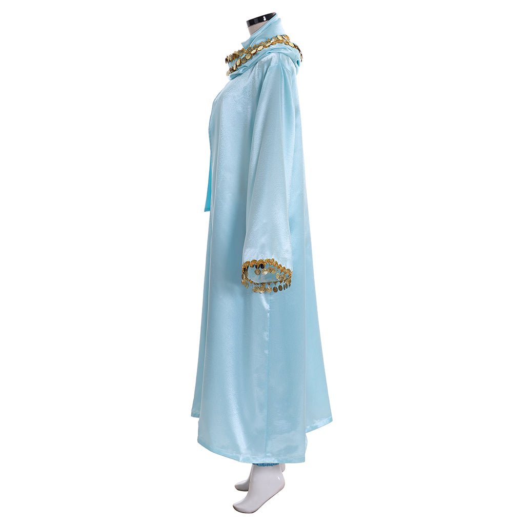 Fantasia de Princesa Jasmine com Capa | Traje Disney Aladdin para Halloween e Festas Temáticas - Estrela Cosplay