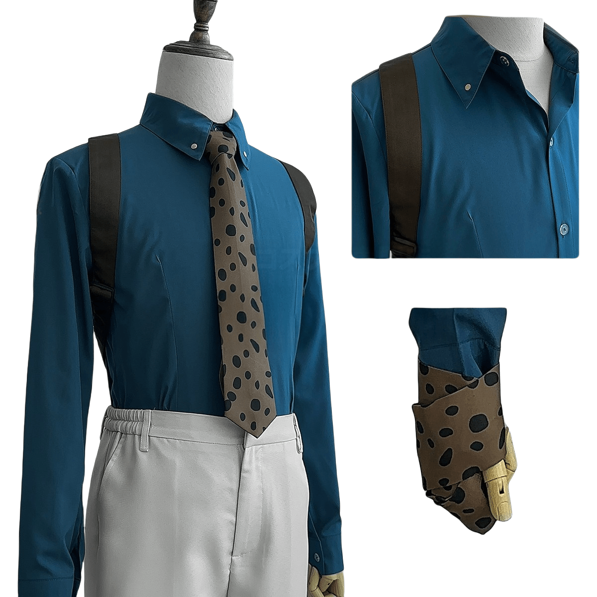 Fantasia de Nanami Kento de Jujutsu Kaisen - Qualidade Premium - Estrela Cosplay