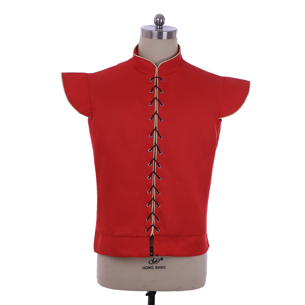 Colete Duplo Gótico Renascentista Medieval para Homens - Vermelho Retro Fantasia Cosplay | Estrela do Cosplay - Estrela Cosplay