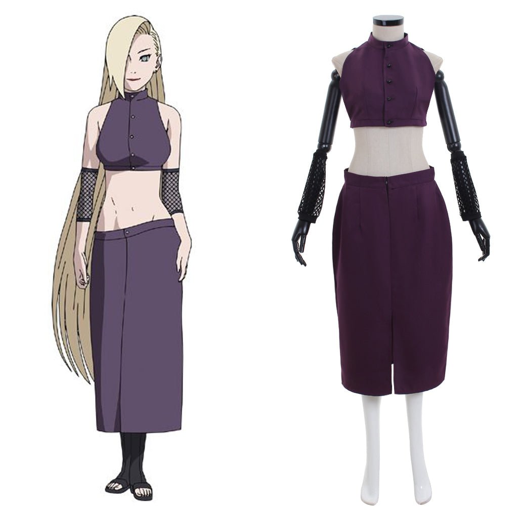 Traje de Cosplay de Ino Yamanaka - Fantasia de Anime Naruto - Estrela Cosplay