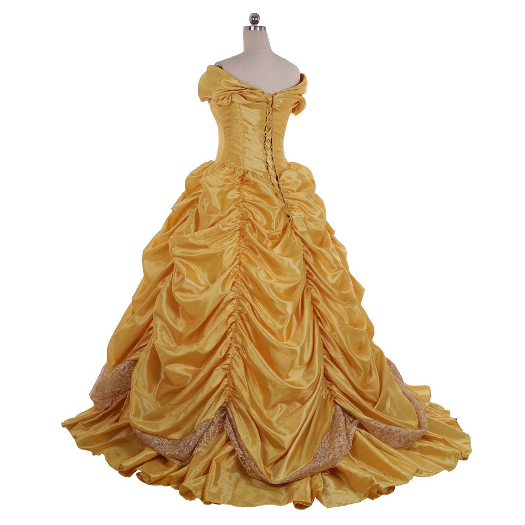 Fantasia Princesa Belle Cosplay | Vestido Adulto Princesa Disney Belle para Halloween e Festas Temáticas - Estrela Cosplay