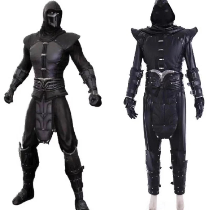 Uniforme de Ninja Preto Noob Saibot para Homens - Mortal Kombat - Estrela Cosplay