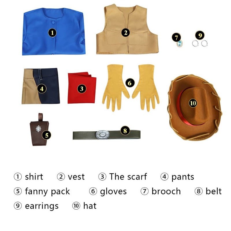 Fantasia Infantil Princesa Peach Cowgirl para Halloween e Roleplay - Estrela Cosplay