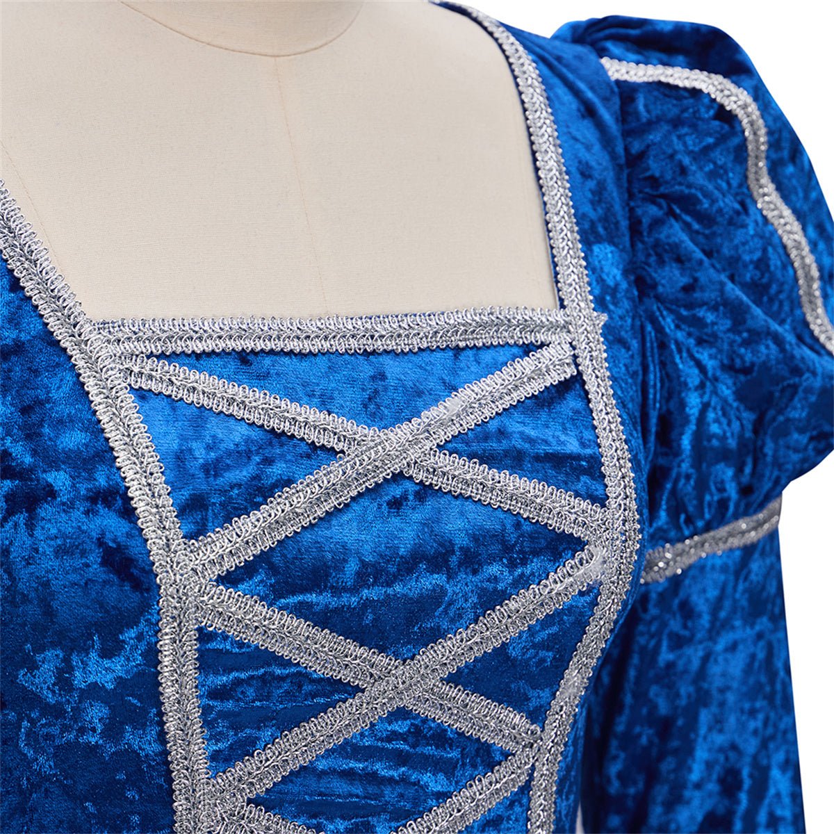 Vestido Azul Medieval Renascentista para Cosplay - Estrela Cosplay