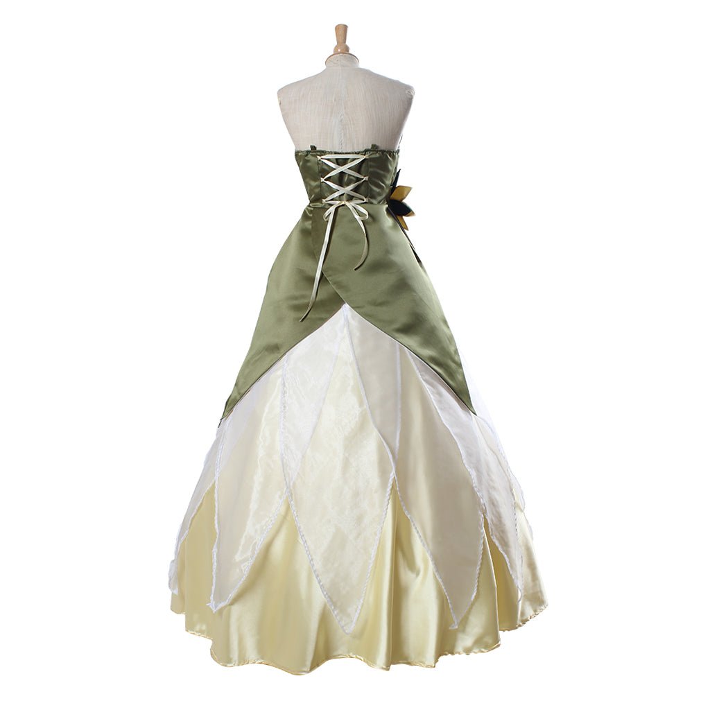 Vestido de Cosplay da Princesa Tiana para Adulto | Fantasia da Série Disney - Estrela Cosplay