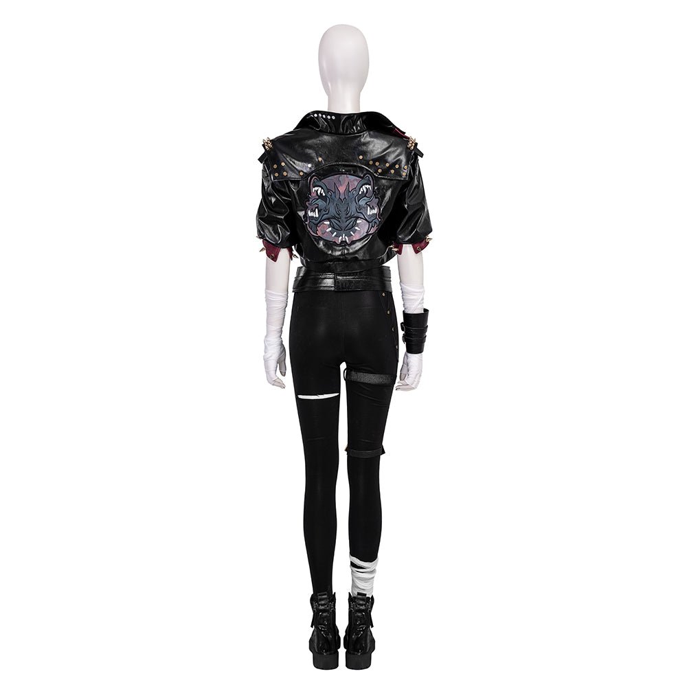 Jaqueta de Couro Preto Arcane 2 Vi - Traje de Cosplay de Alta Qualidade para Gamers - Estrela Cosplay