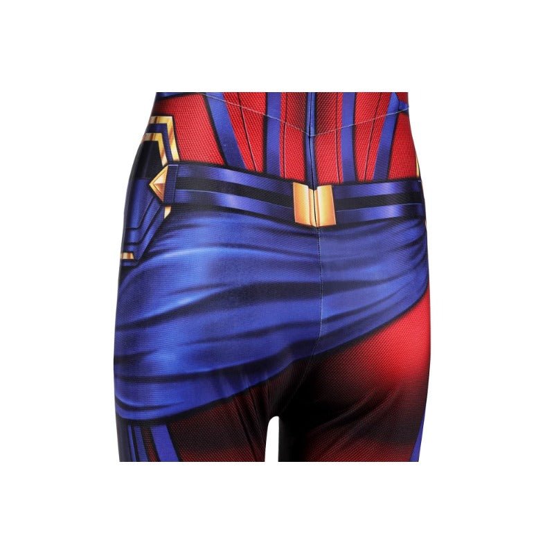 Traje de Cosplay da Capitã Marvel Carol Danvers Impressão HD - Inspirado em Avengers Endgame - Estrela Cosplay