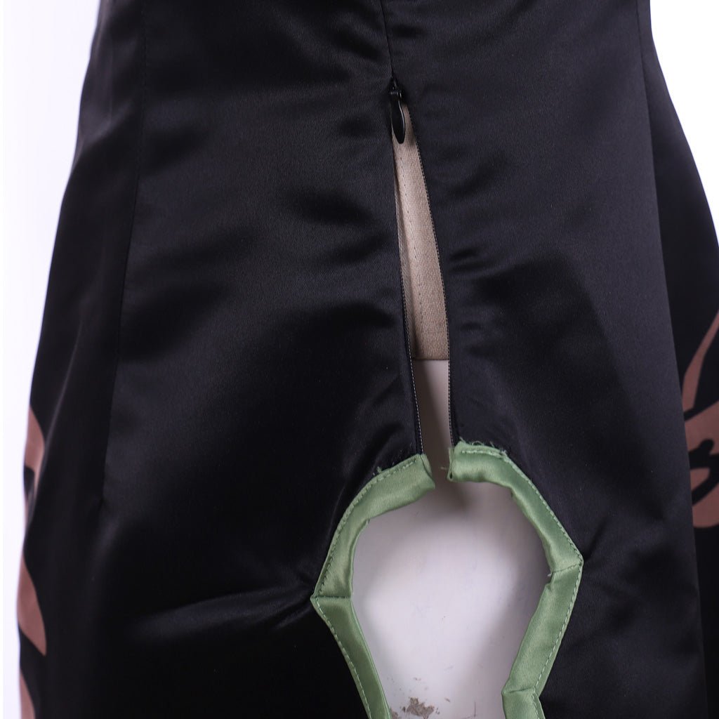 Vestido Cheongsam Preto de Tao Jun de Shaman King para Cosplay - Estrela Cosplay