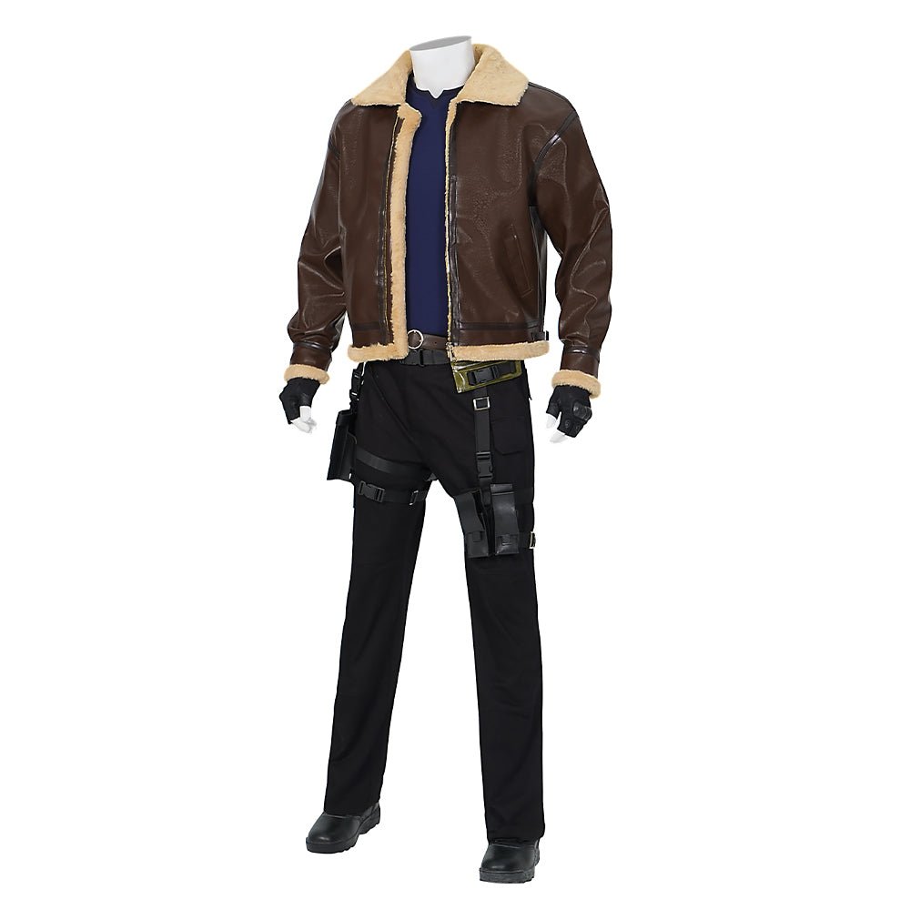 Fantasia de Cosplay Leon S. Kennedy Resident Evil 4 Remake - Traje de Jogo de Alta Qualidade - Estrela Cosplay
