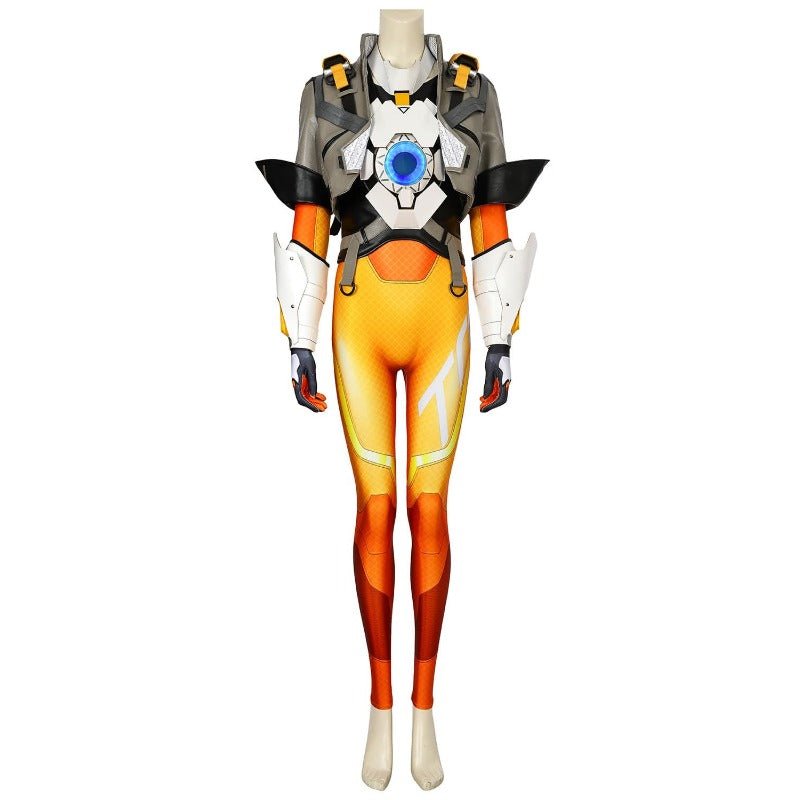 NOVA Fantasia Completa Tracer 2021 para Halloween e Fãs de Overwatch - Estrela Cosplay