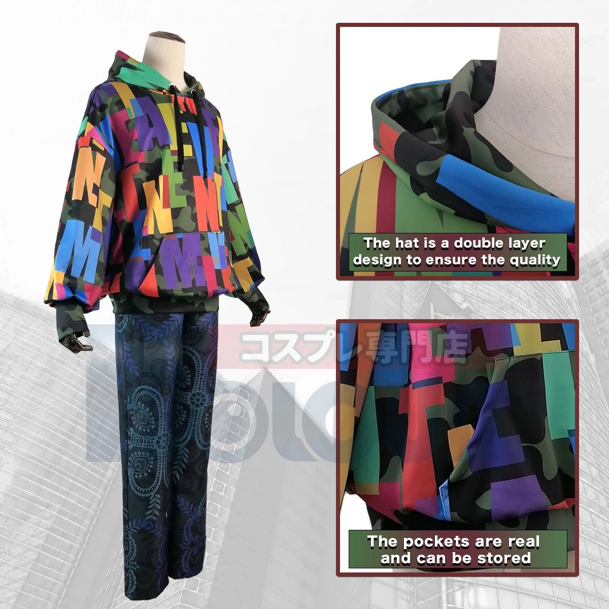 Fantasia de Cosplay Tokyo Anime Osaka Chifuyu Matsuno Moletom Casual Presente de Natal Halloween - Estrela Cosplay