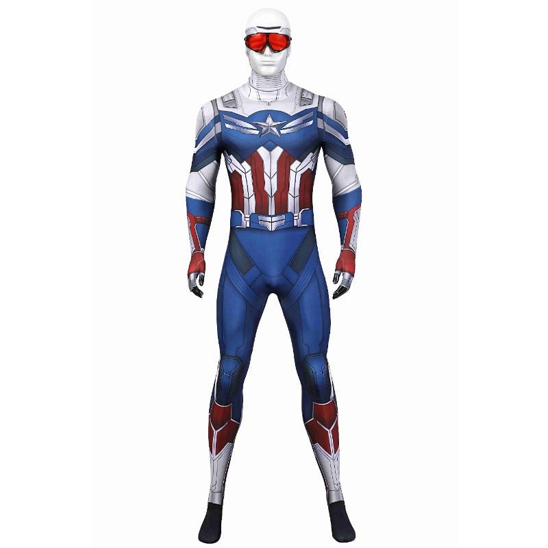 Traje de Cosplay Sam Wilson Impresso em 3D – The Falcon and the Winter Soldier – Fantasia Heroica para Fãs - Estrela Cosplay