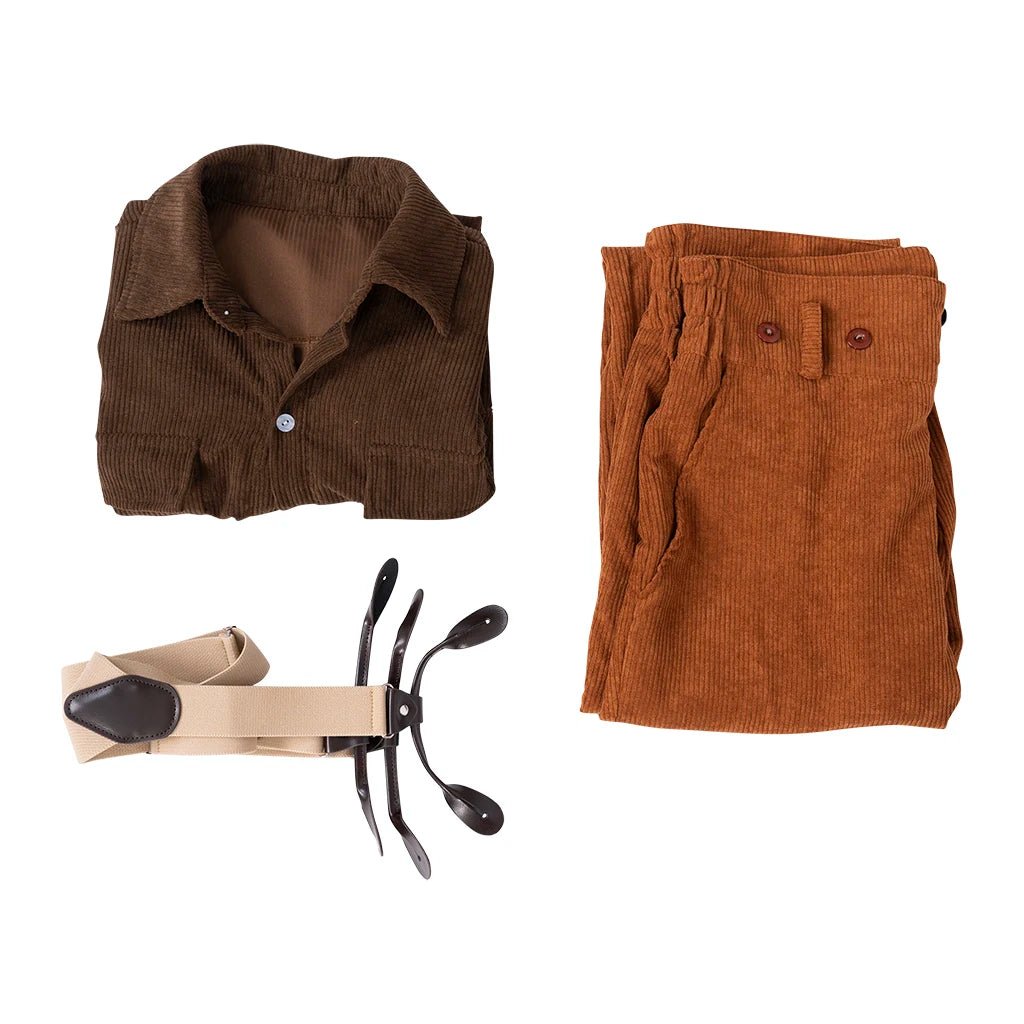 Fantasia Jack Dawson Titanic - Conjunto Camisa, Macacão e Calça para Cosplay - Estrela Cosplay