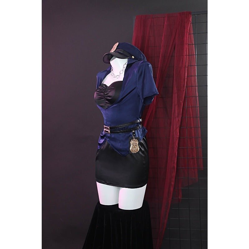 Uniforme de Polícia Marin Kitagawa Cosplay - My Dress-Up Darling - Traje Feminino - Estrela Cosplay
