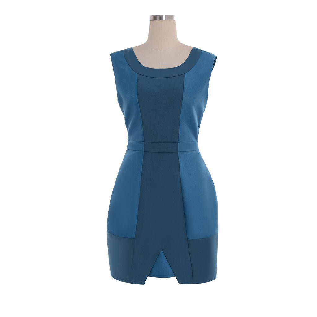 Fantasia de Chloe de Detroit: Become Human | Vestido Azul Conjunto Completo Personalizado - Estrela Cosplay