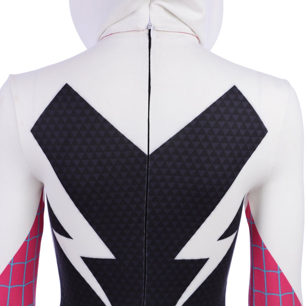 Traje de Cosplay Spider-Gwen / Ghost-Spider de Spider-Man: Into the Spider-Verse - Estrela Cosplay