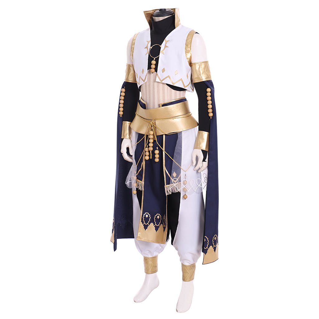 Fantasia de Dançarino Índigo Fire Emblem para Palco e Roleplay - Estrela Cosplay