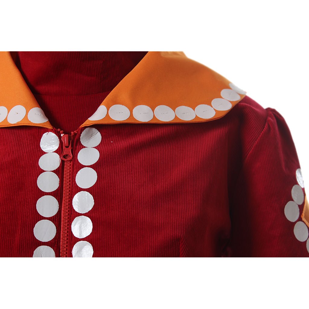 Vestido Vermelho Adulto Lady Tremaine Madrasta Má Cosplay - Estrela Cosplay