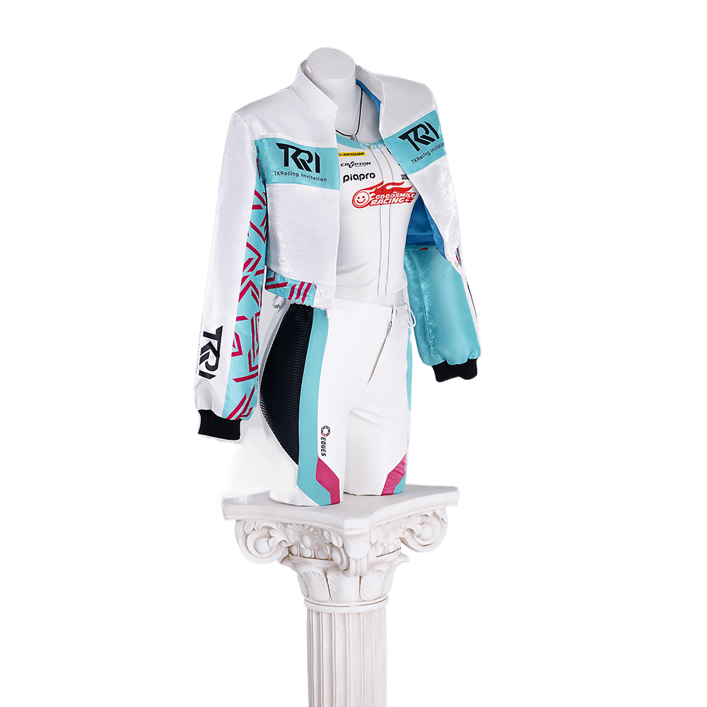 Fantasia de Cosplay Hatsune Miku Racing KYOJO CUP 2024 - Traje de Anime de Alta Qualidade - Estrela Cosplay