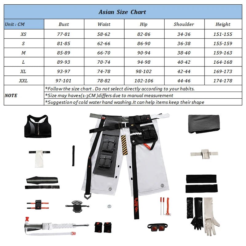 Fantasia de Cosplay Grace Howard de Zenless Zone Zero - Agente de Anomalia Elétrica para Halloween e Eventos - Estrela Cosplay