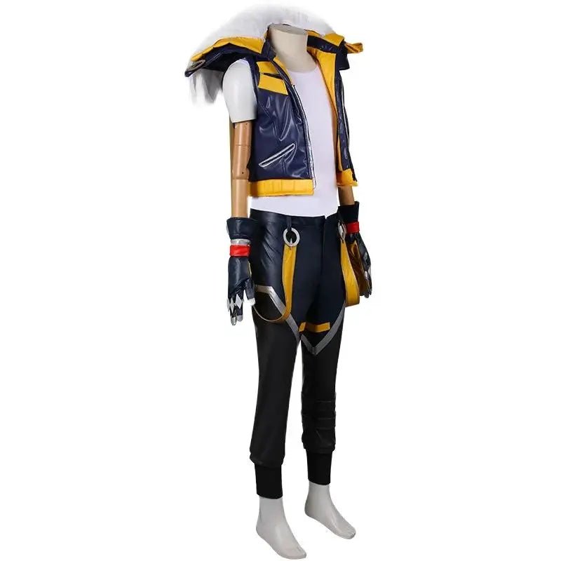 Fantasia Heartsteel Sett Cosplay Homem - League of Legends - Uniforme Completo para Halloween e Festas - Estrela Cosplay