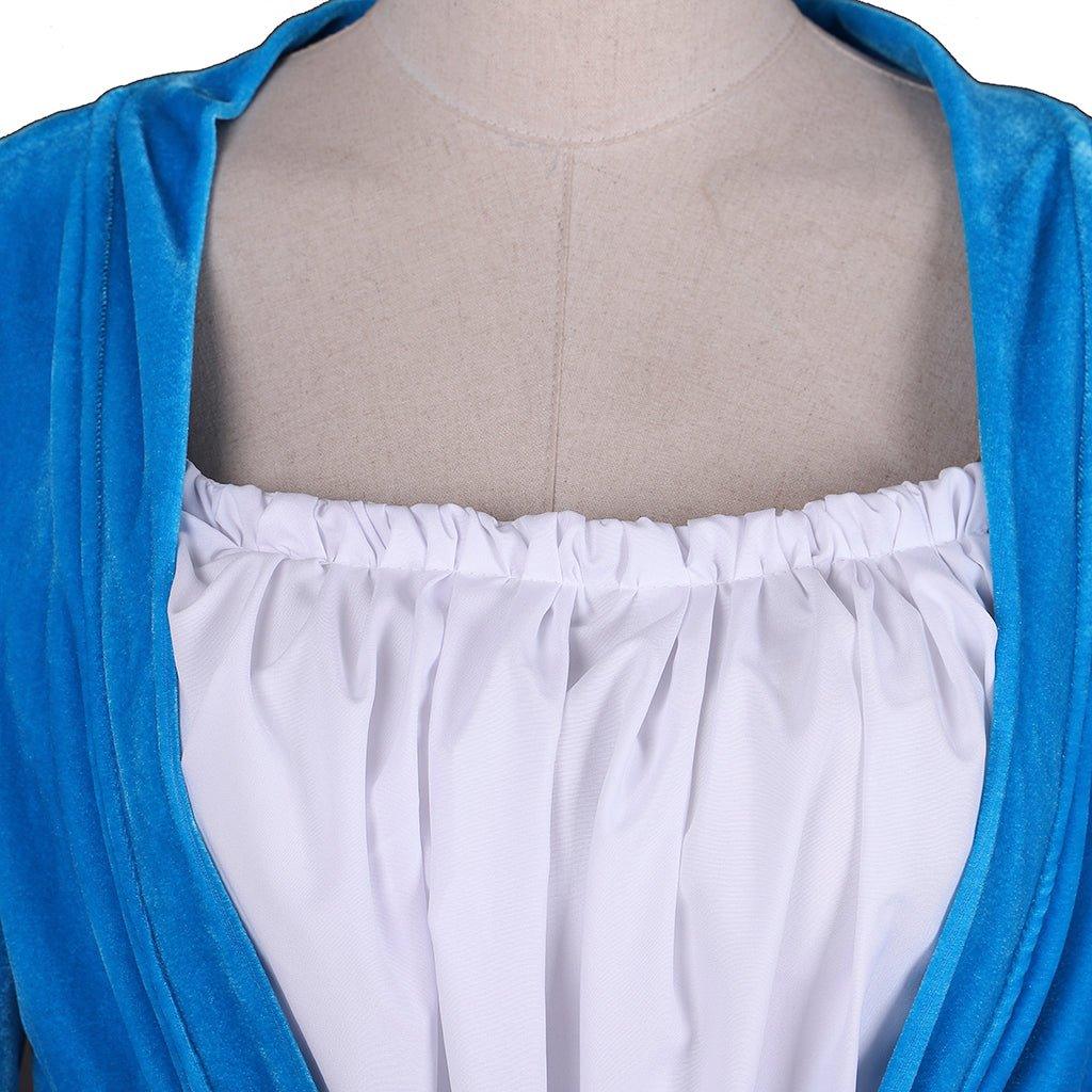 Elizabeth Schuyler Hamilton Cosplay Vestido Azul Casaco | Hamilton Broadway Colonial Rococo Baile Traje - Estrela Cosplay