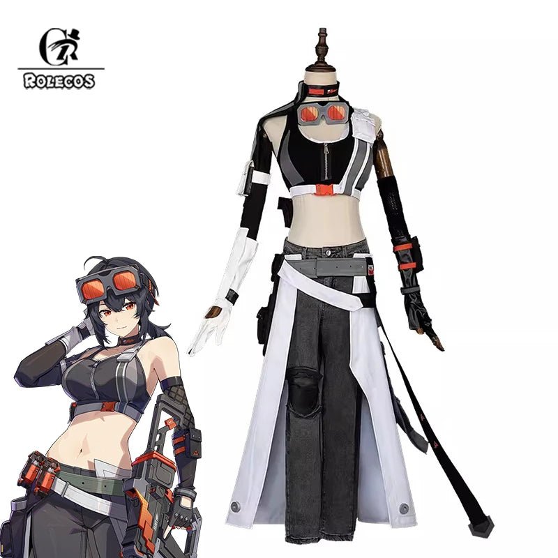 Fantasia de Cosplay Grace Howard de Zenless Zone Zero - Agente de Anomalia Elétrica para Halloween e Eventos - Estrela Cosplay