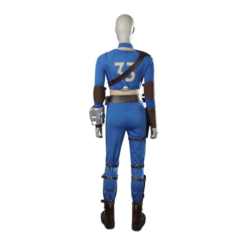 Fantasia Lucy Vault 33 Cosplay Jumpsuit Azul - Traje de Anime para Mulheres com Acessórios - Estrela Cosplay