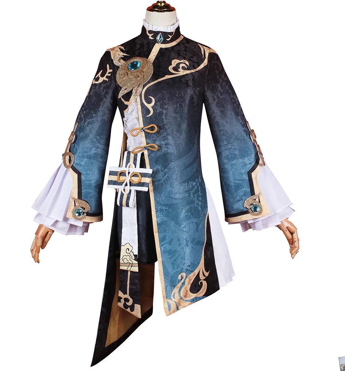 Peruca de Cosplay Genshin Impact Xingqiu - Fantasia Halloween Presente Festa Drag - Estrela Cosplay