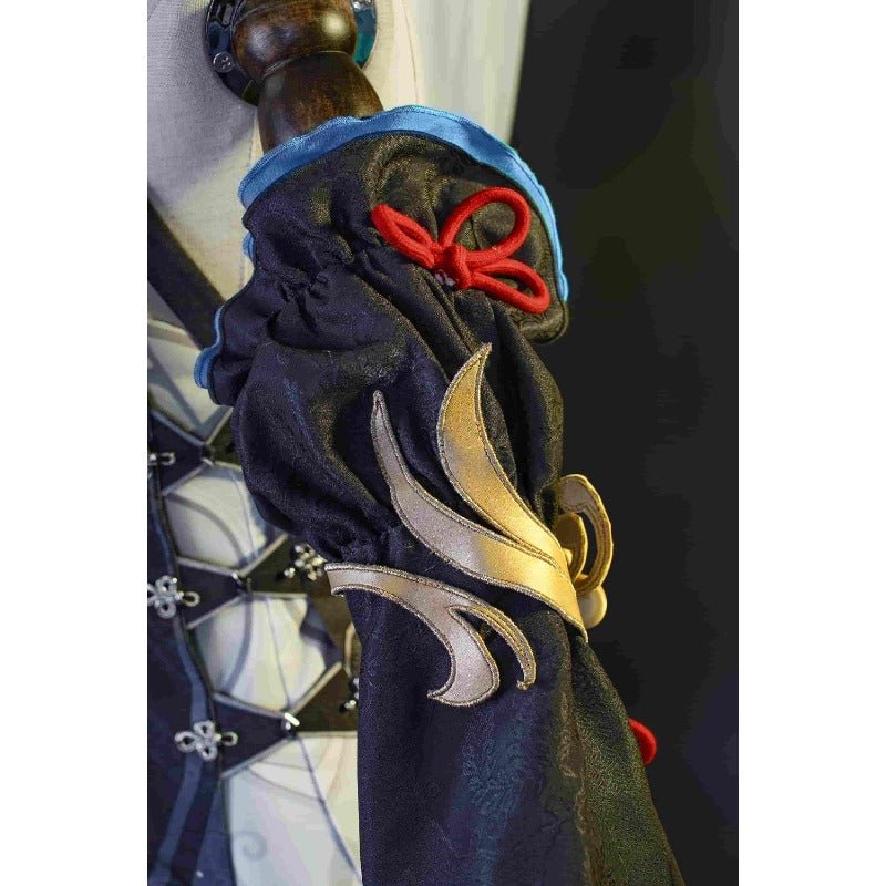 Fantasia Ganyu Cheongsam de Genshin Impact - Traje do Festival das Lanternas Shen He - Estrela Cosplay