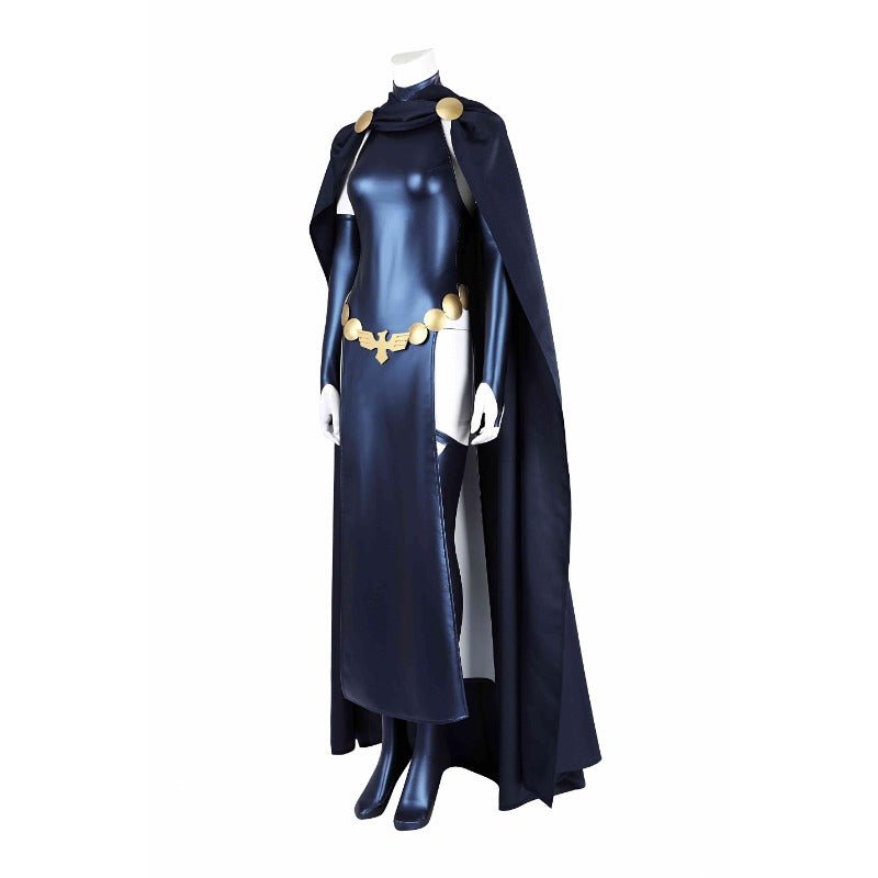 Fantasia de Cosplay Raven (New Earth) da DC Comics para Halloween e Eventos de Roleplay - Estrela Cosplay